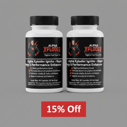 Alpha Xploder - 2 Bottle Combo