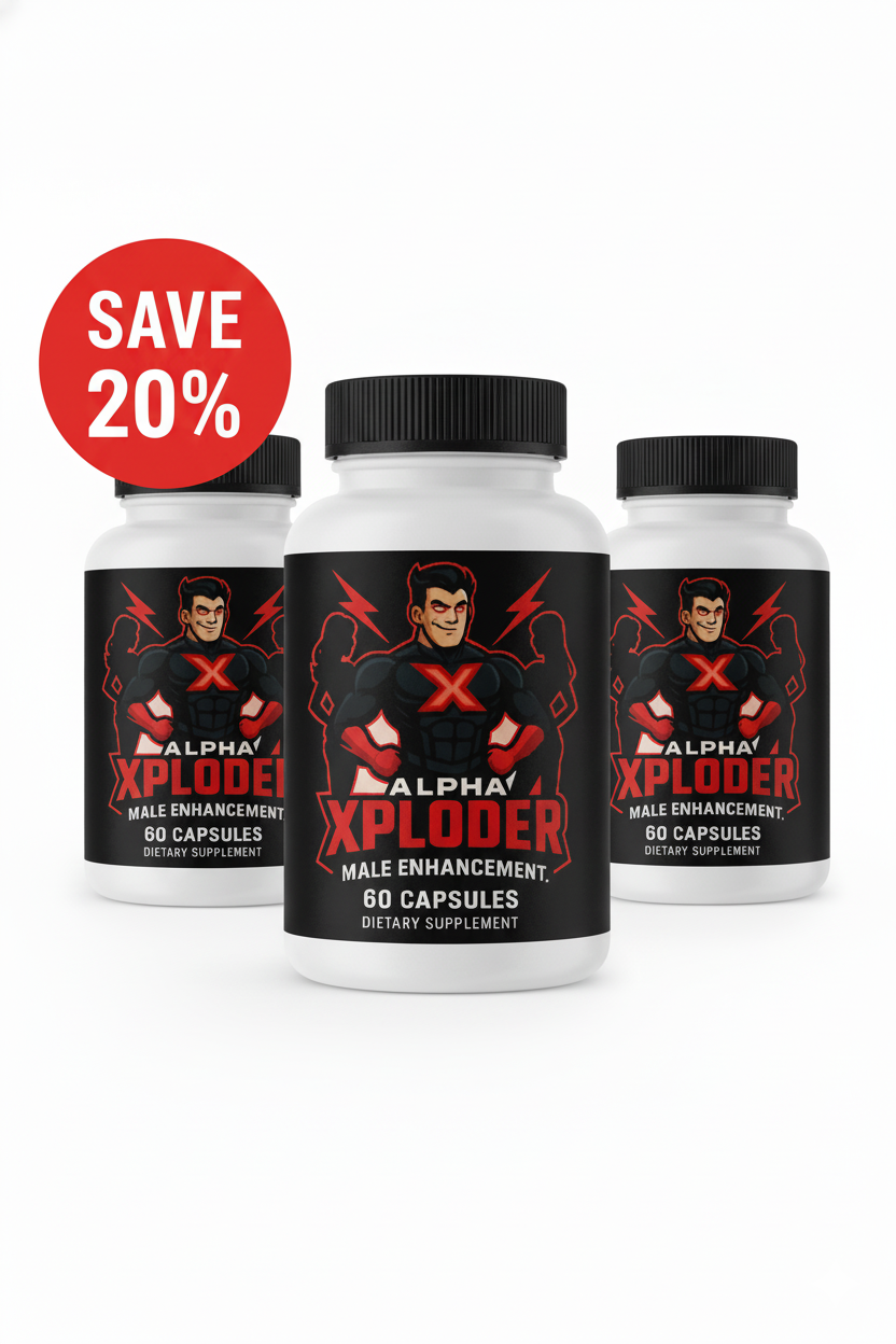 Alpha Xploder - 3 Bottle Combo