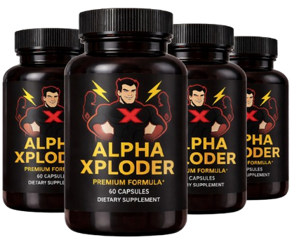 Alpha Xploder - 4 Bottle Combo