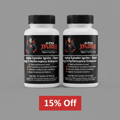 Alpha Xploder - 2 Bottle Combo